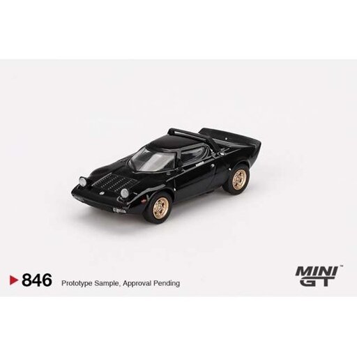 Mini GT Modeliukas 1973 Lancia Stratos HF Stradale, Nero (yra Sandėlyje)