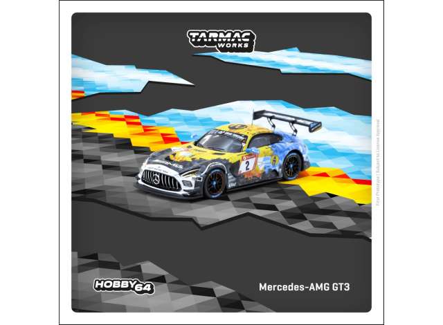 PRE-ORD3R Tarmac Modeliukas 1/64 2020 Mercedes Benz AMG GT3 #2 Y.Buurman/N.Bastian/P.Ellis/H.Haupt, Nürburgring 24h, various