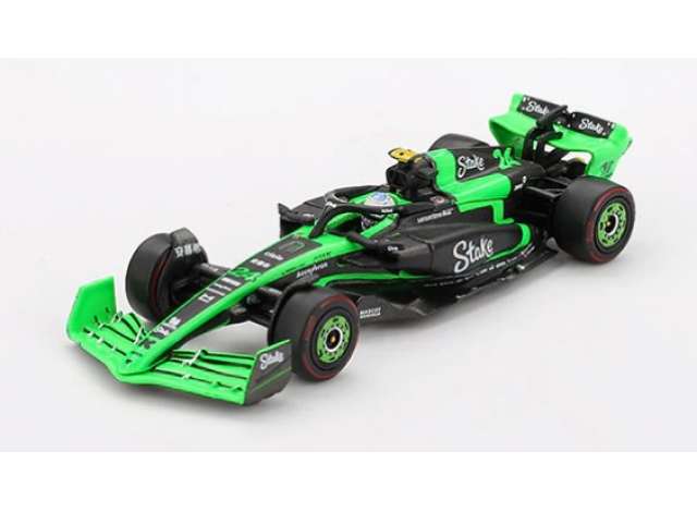 PRE-ORD3R Mini GT Modeliukas 1/64 2024 Kick Sauber C44 #24 Guanyu Zhou F1 Chinese GP, green/black