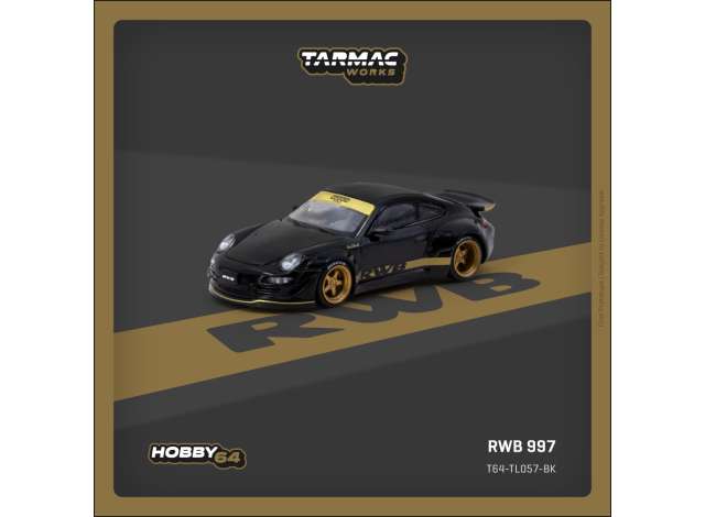 PRE-ORD3R Tarmac Modeliukas 1/64 RWB 997, black