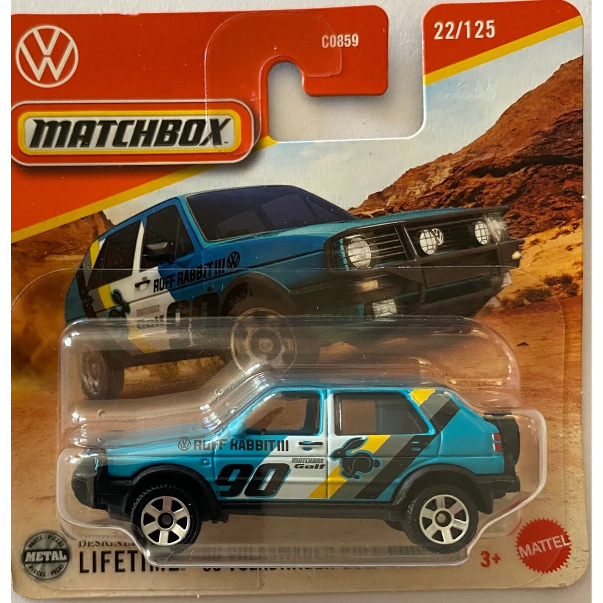 Matchbox Modeliukas 90 Volkswagen Golf Country blue (yra Sandėlyje)