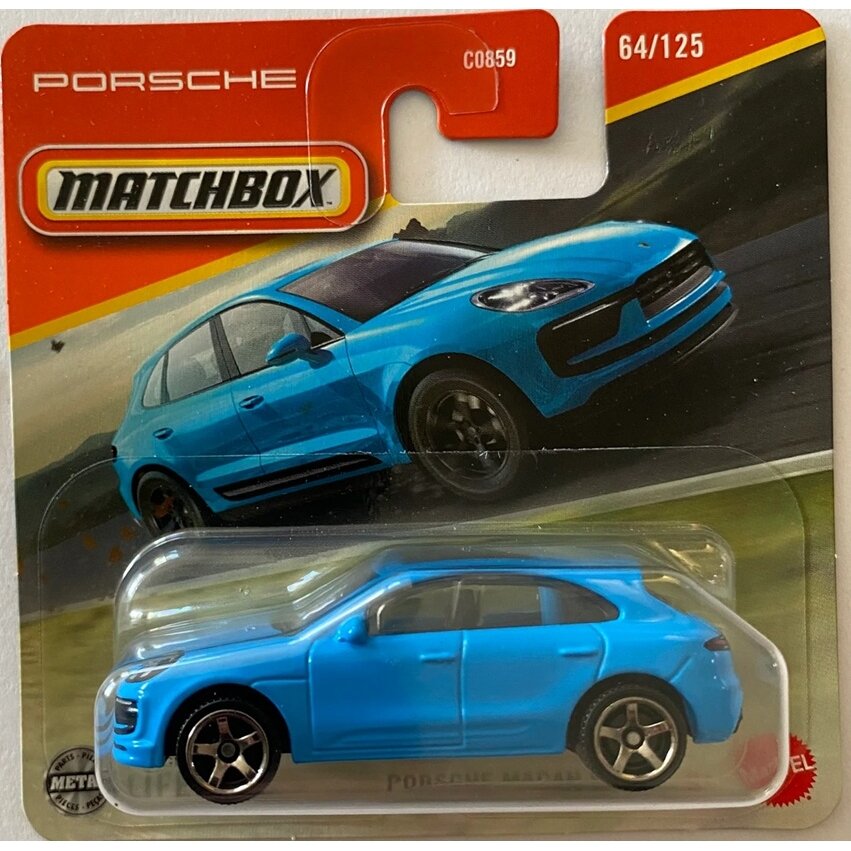Matchbox Modeliukas Porsche Macan S blue (yra Sandėlyje)