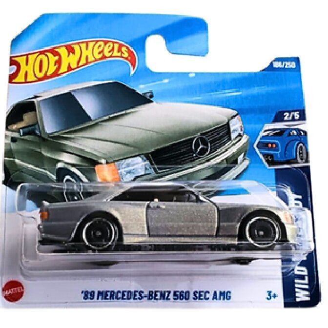 Hot Wheels Mainline Modeliukas 89 Mercedes Benz 560 SEC AMG Green (yra Sandėlyje)