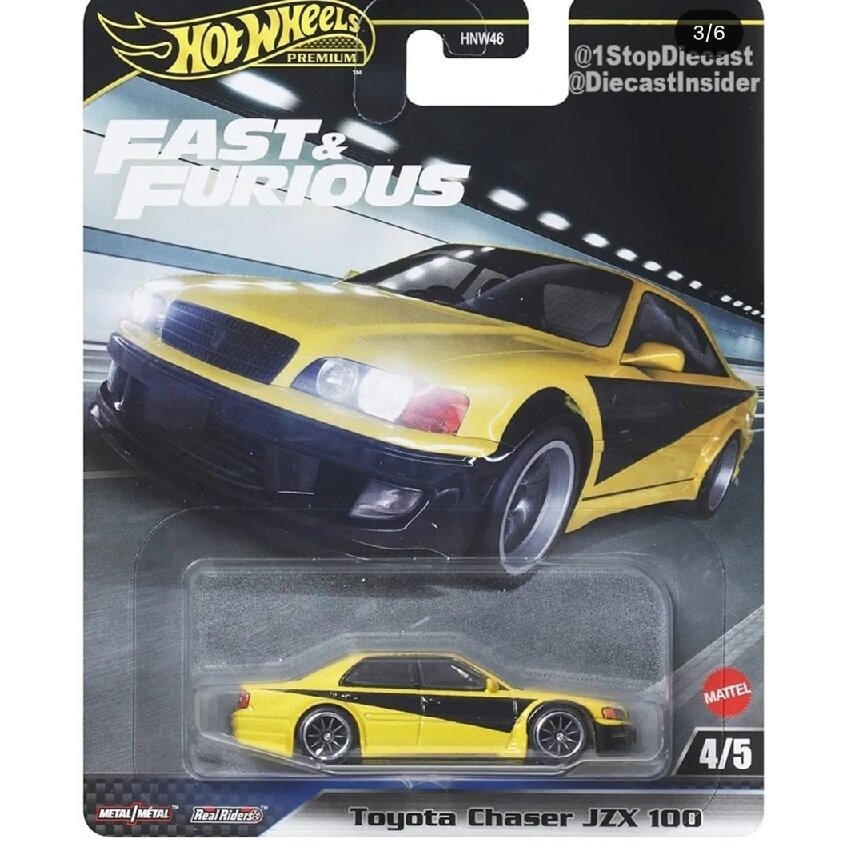 PRE ORDER Hot Wheels Fast and Furious Modeliukas 1998 Toyota Chaser JZX100