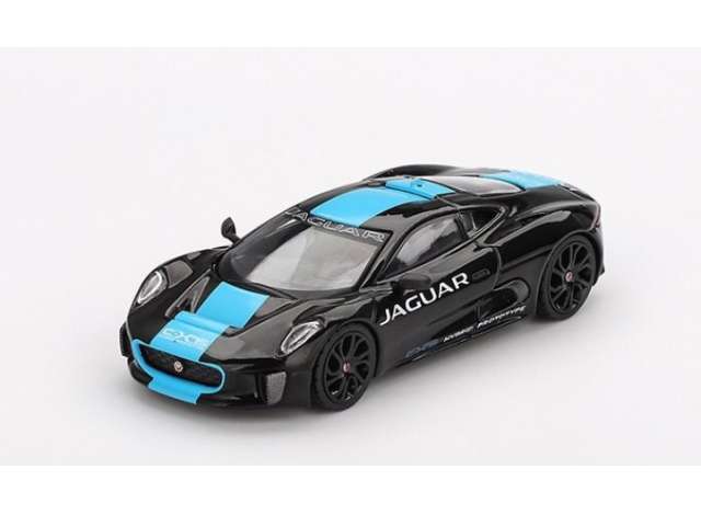 PRE-ORD3R Mini GT Modeliukas 1/64 2010 Jaguar C-X75, black