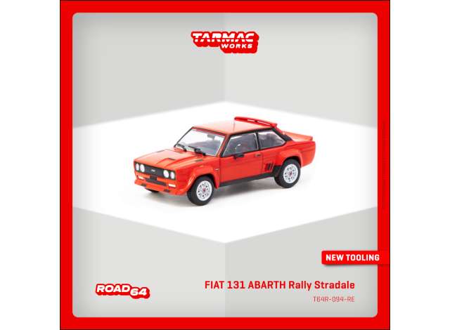 PRE-ORD3R Tarmac Modeliukas 1/64 Fiat 131 Abarth Rally Stradale, red