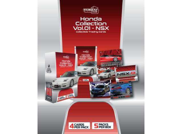 PRE-ORD3R Tarmac Modeliukas Tarmac Cards Honda Collection Vol.01 - NSX