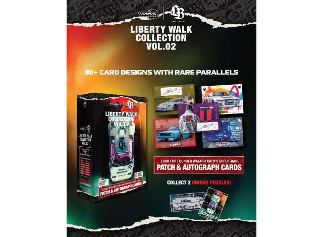 PRE-ORD3R Tarmac Modeliukas Tarmac Cards Liberty Walk Collection Vol.02