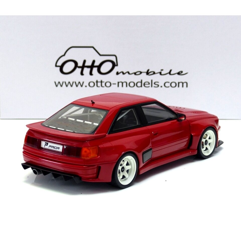 OttOmobile Miniatures Modeliukas 1/18 2021 Audi 80 Coupe Prior Design *Resin series*, red Otto (yra Sandėlyje)