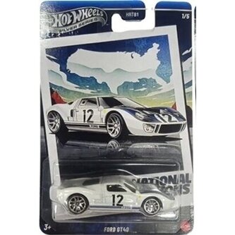 Hot Wheels Silverline National Icons Modeliukas Ford GT-40 (yra Sandėlyje)