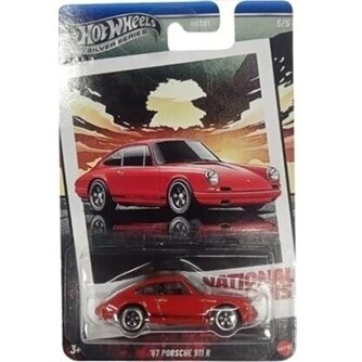 Hot Wheels Silverline National Icons Modeliukas 1967 Porsche 911 R (yra Sandėlyje)