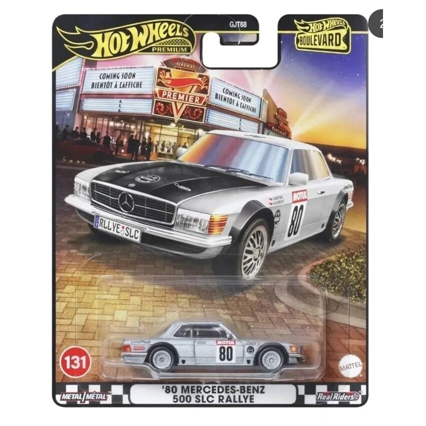 PRE ORDER Hot Wheels Boulevard 2025 Modeliukas Mercedes Benz 500 SLC Rally Silver