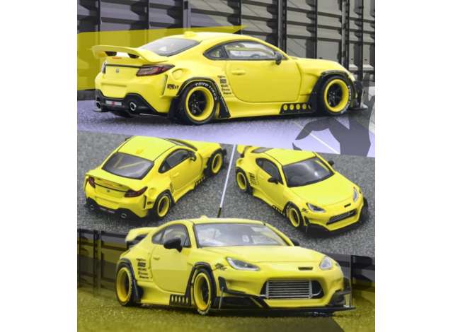 PRE-ORD3R Inno64 Modeliukas 1/64 Toyota GT86 *Pandem*, yellow