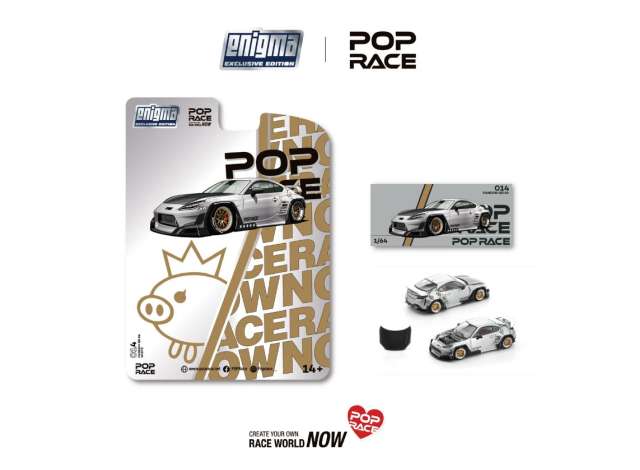 PRE-ORD3R Tarmac Modeliukas 1/64 Pandem GR86, crystal white pearl