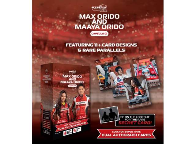 PRE-ORD3R Tarmac Modeliukas Tarmac Cards Max Orido & Maaya Orido Capsule 01