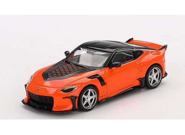 PRE-ORD3R Mini GT Modeliukas 1/64 2024 Nissan Z Veilside FFZ400, orange