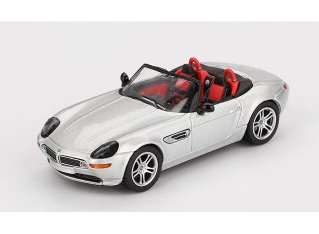 PRE-ORD3R Mini GT Modeliukas 1/64 2003 BMW Z8, titanium silver