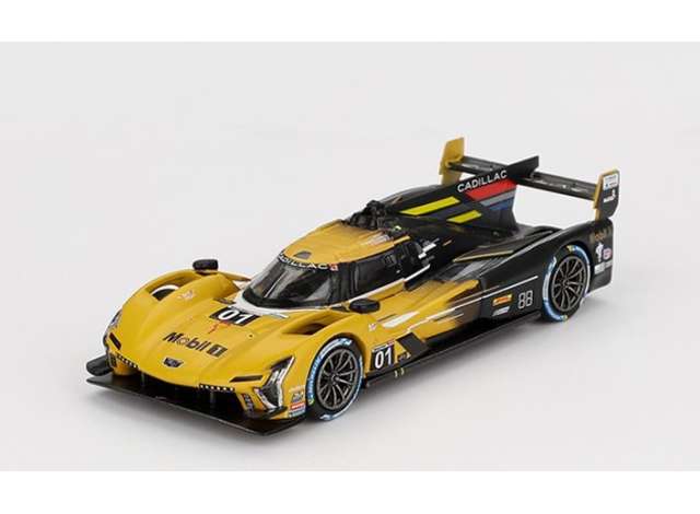 PRE-ORD3R Mini GT Modeliukas 1/64 2024 Cadillac V-Series.R #01 Cadillac Racing  
IMSA Sebring 12 Hrs, yellow/black