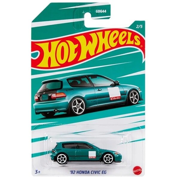 Hot Wheels Mainline Modeliukas 1992 Honda Civic EG Green (yra Sandėlyje)
