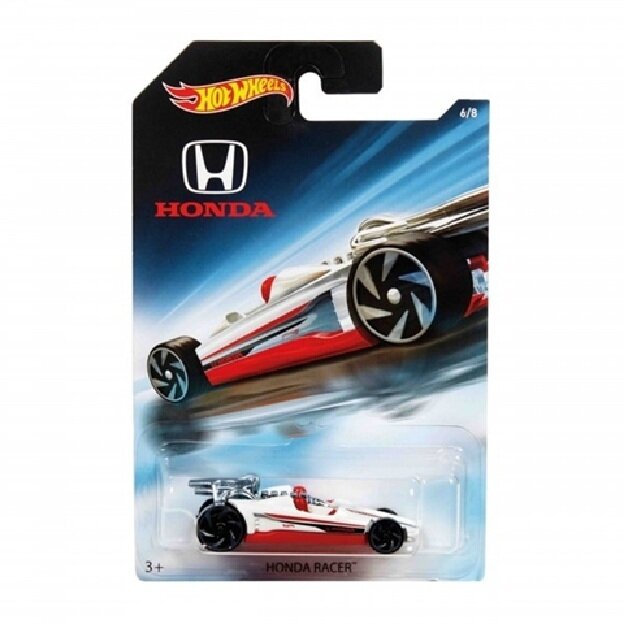Hot Wheels Mainline Modeliukas Honda Racer White (yra Sandėlyje)