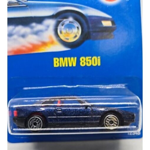 PAGELTĘS BLISTERIS!!!    Hot Wheels Mainline Modeliukas BMW 850i Blue (yra Sandėlyje)