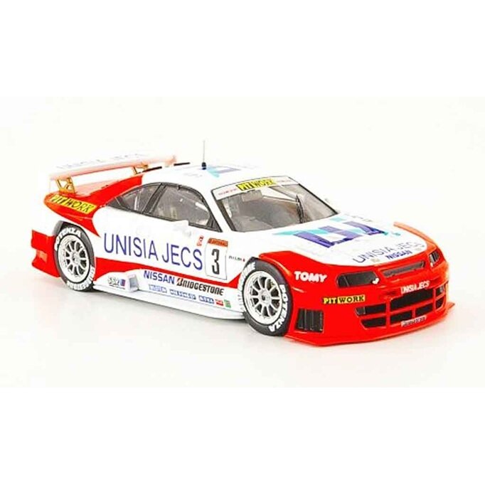 Ebbro Modeliukas 1/43 Nissan Skyline GTR R33 JGTC #3, red/white (yra Sandėlyje)