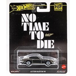 Hot Wheels Premium Modeliukas Aston Martin V8 *No Time to Die*, grey metallic (yra Sandėlyje)