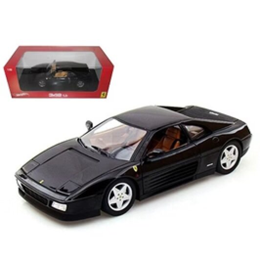 Hot Wheels Premium Modeliukas 1/18 1989 Ferrari 348 TB *Heritage Series*, black (yra Sandėlyje)