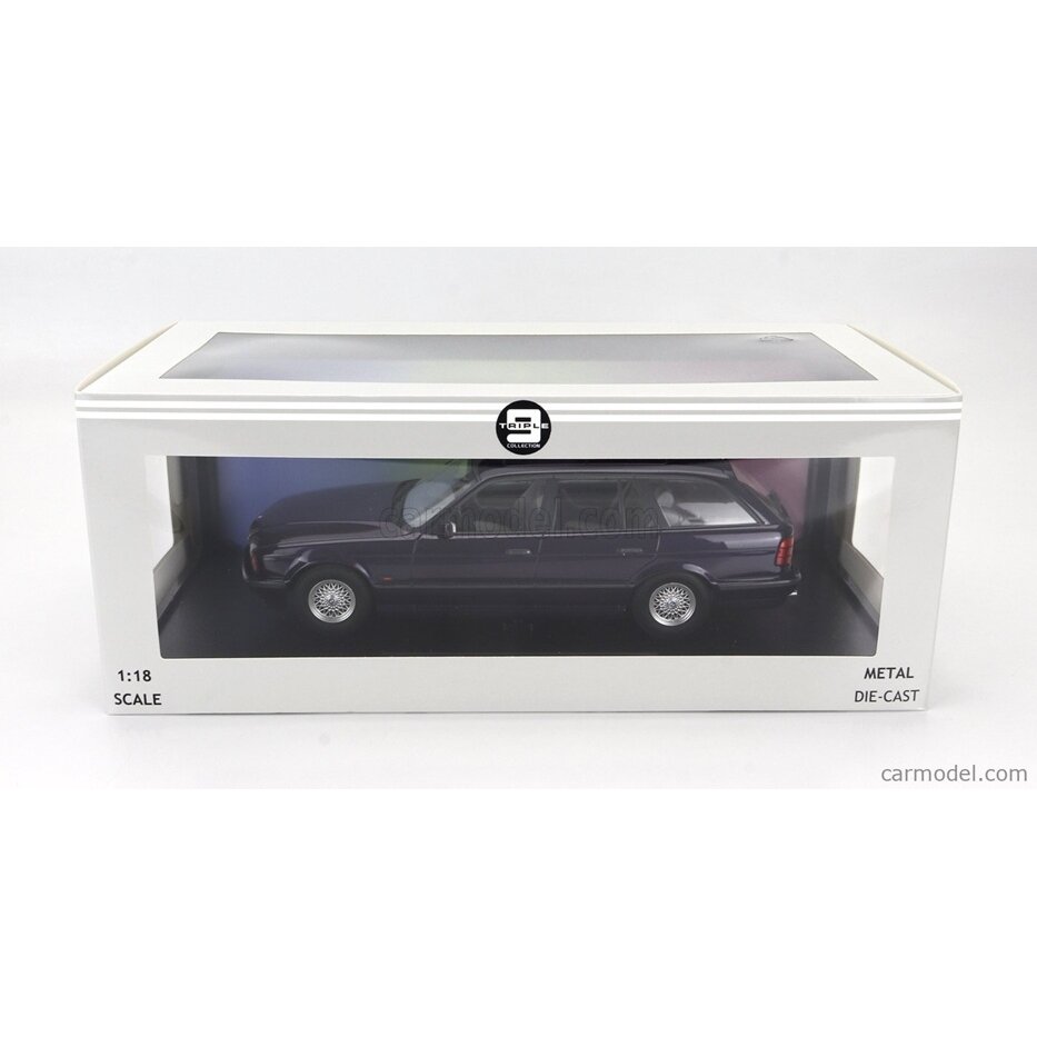 Triple9 Collection Modeliukas 1/18 1996 BMW 5-series Touring E34, violet metallic (yra Sandėlyje)
