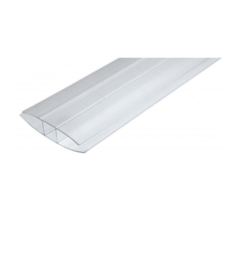 Polikarbonato sujungimo profilis H - 16mm x3.5m/7m (skaidrus) : Ilgis - 3.5 m