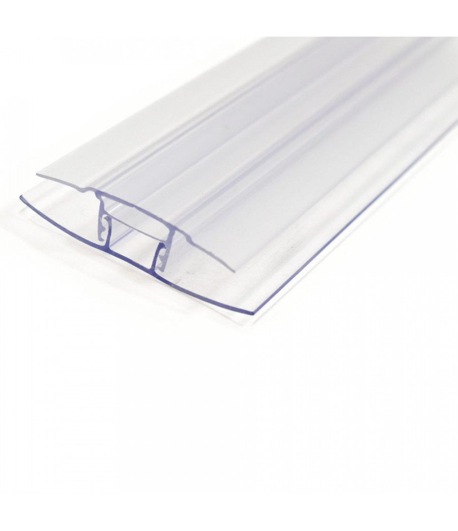 Polikarbonato sujungimo profilis H - 16-20mmx3m/6m (click) : Ilgis - 6 m