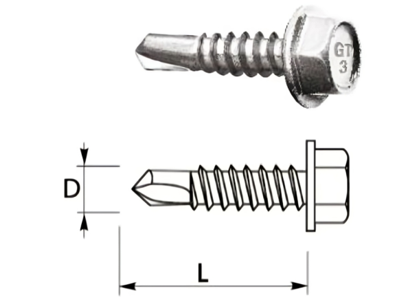 Savigręžis  GNB GTR3 4,8x19mm, paklotas/ metalo konstrukcija, iki 3mm,  be tarpinės, 1000vnt