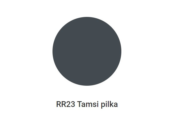 Lygi skarda Ruukki 50 PLUS MATT 0,5 RR23 tamsiai pilka (25 m²)