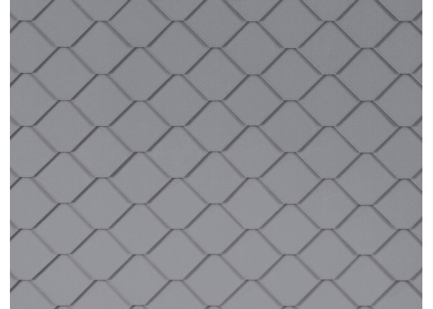 Pluoštinio cemento plokštelė CEDRAL, 20x20, 3/3*, universalus, korėtas dengimas, tik fasado dengimui