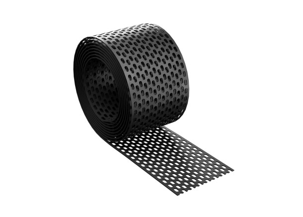 PVC karnizo grotelės EAVES GRATE, juoda   (įv. matmenys)