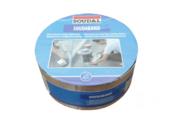 Juosta Soudal SOUDABAND ALU, bituminė, sandarinimui, 75-150mm, 10m