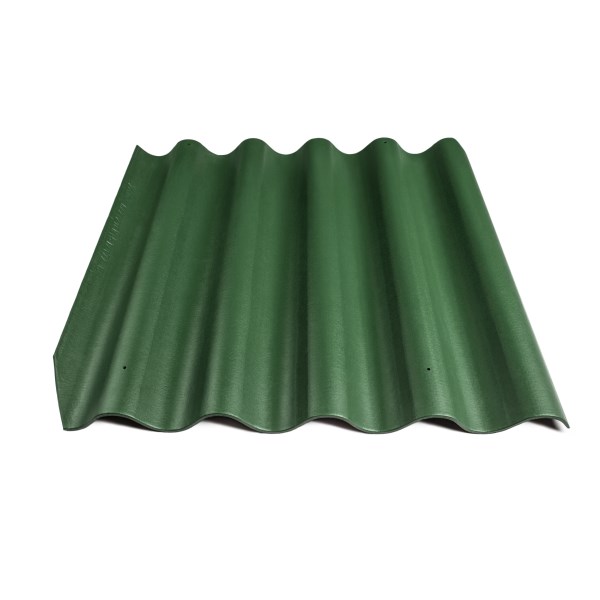 Banguotas lakštas, šiferis Eternit BANGA, 875x920 mm, žalias