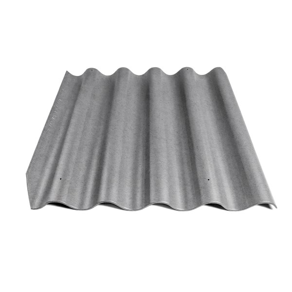 Banguotas lakštas, šiferis Eternit BANGA, 875x920 mm, pilkas
