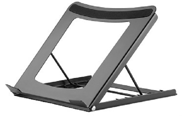 Stovas Neomounts NSLS075BLACK nešiojamojo kompiuterio, pakreipiamas, 10-16", maksimali apkrova 5 kg, juodas