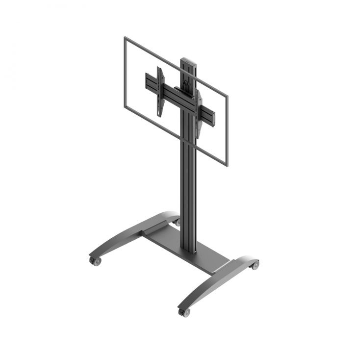 Televizoriaus stovas EDBAK Flat Panel Trolley skirta Screen TRV100, 42-75", Maximum weight (capacity) 70 kg, Black