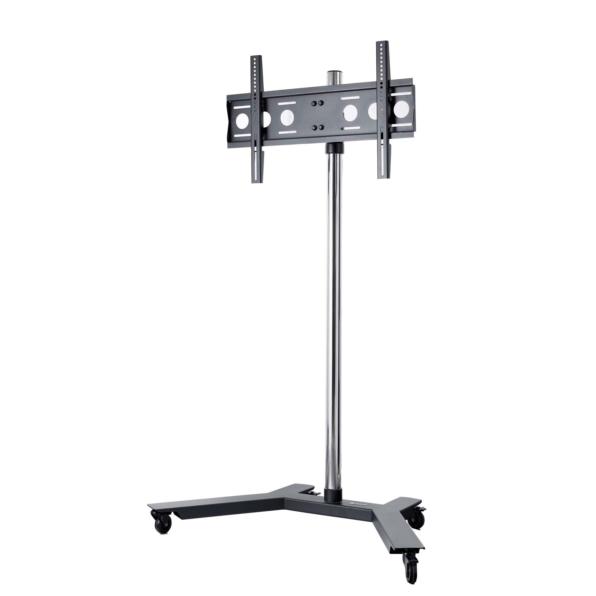 Televizoriaus stovas EDBAK Flat Screen Trolley for One TR51c-B, 37-60", Trolleys & Stands, Maximum weight (capacity) 80 kg, Black