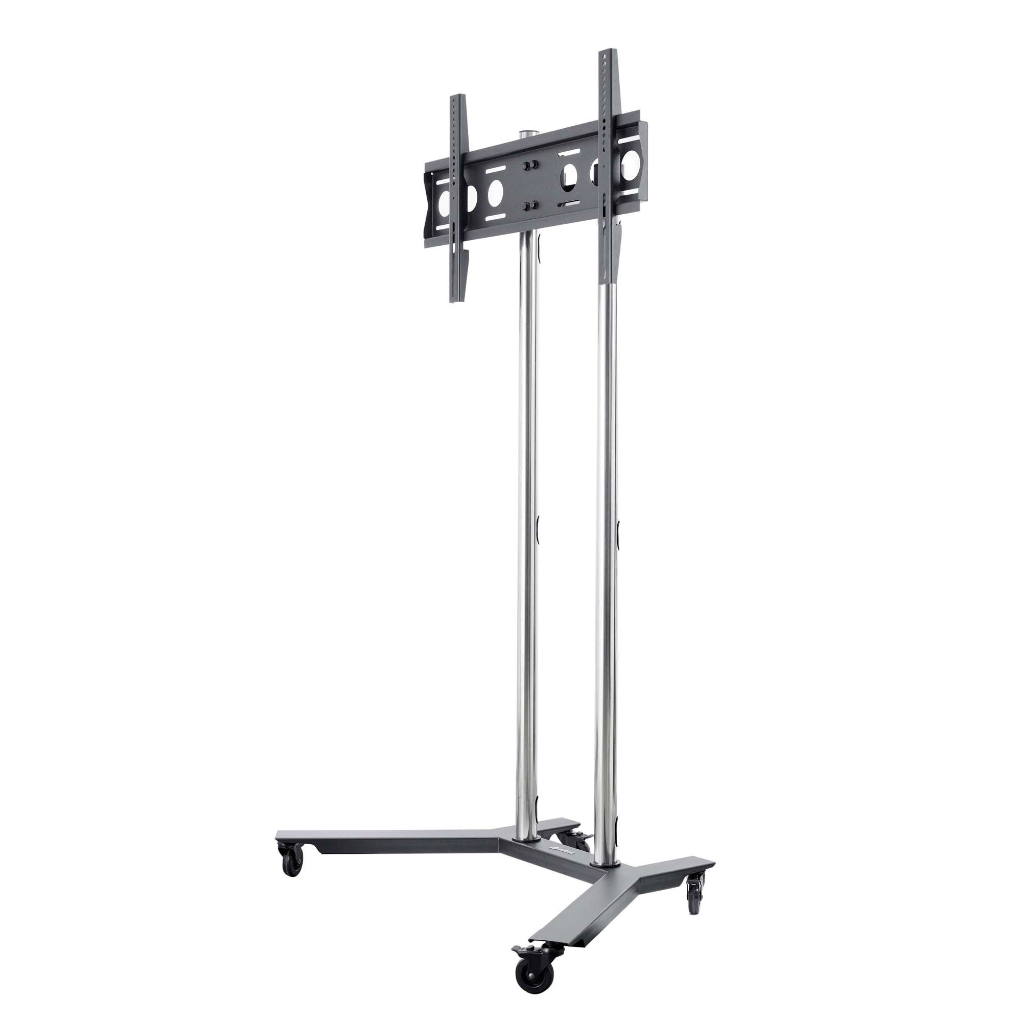 Televizoriaus stovas EDBAK Flat Screen Trolley for One TR1c-B, 40-75", Trolleys & Stands, Maximum weight (capacity) 80 kg, Black
