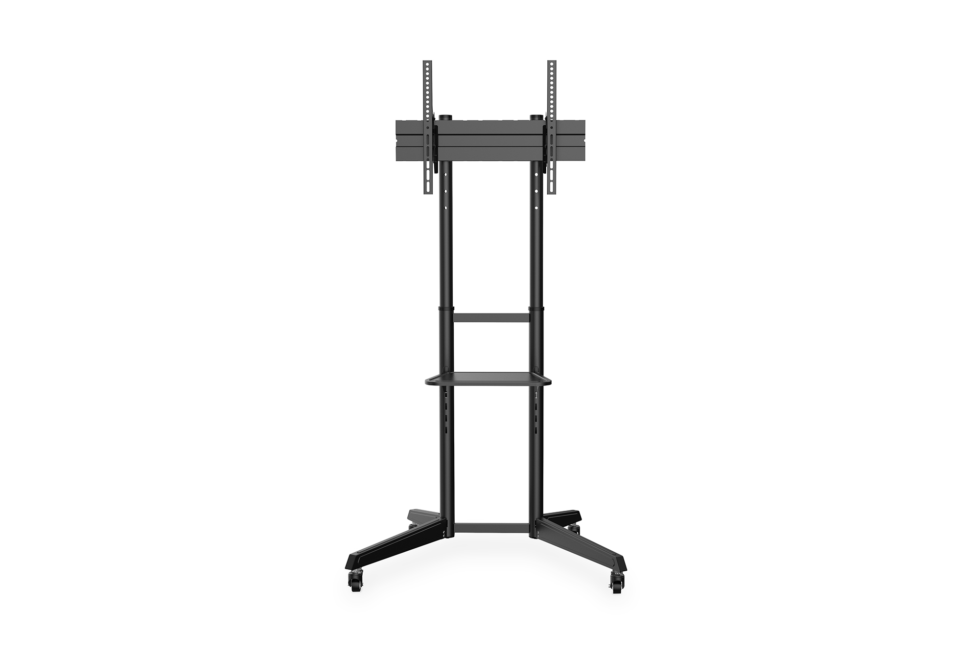 Televizoriaus stovas Digitus TV Cart with Shelf DA-90447	, 37-70", Trolleys & Stands, Maximum weight (capacity) 50 kg, Black