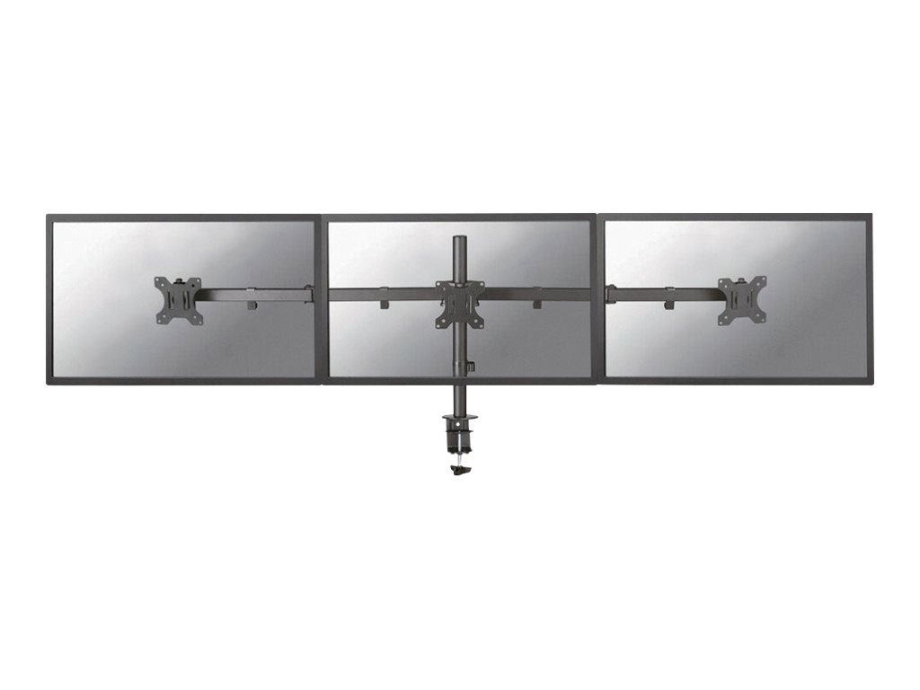 Monitoriaus laikiklis Neomounts FPMA-D550D3BLACK, reguliuojamas aukštis, pasukimas, pakreipimas, sukimasis, juodas