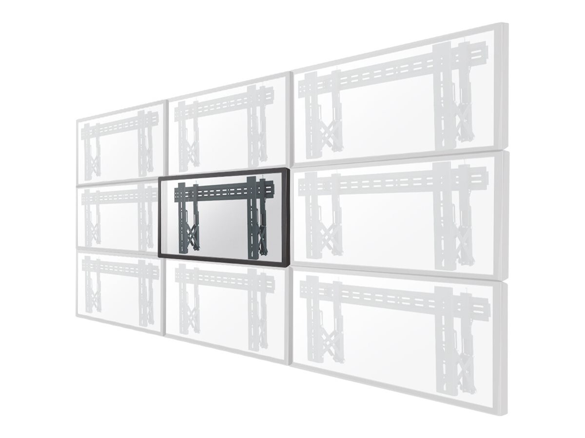 Sieninis laikiklis Neomounts LED-VW1000BLACK, vaizdo sienos laikiklis, 40-75", maksimali apkrova 50 kg, juodas