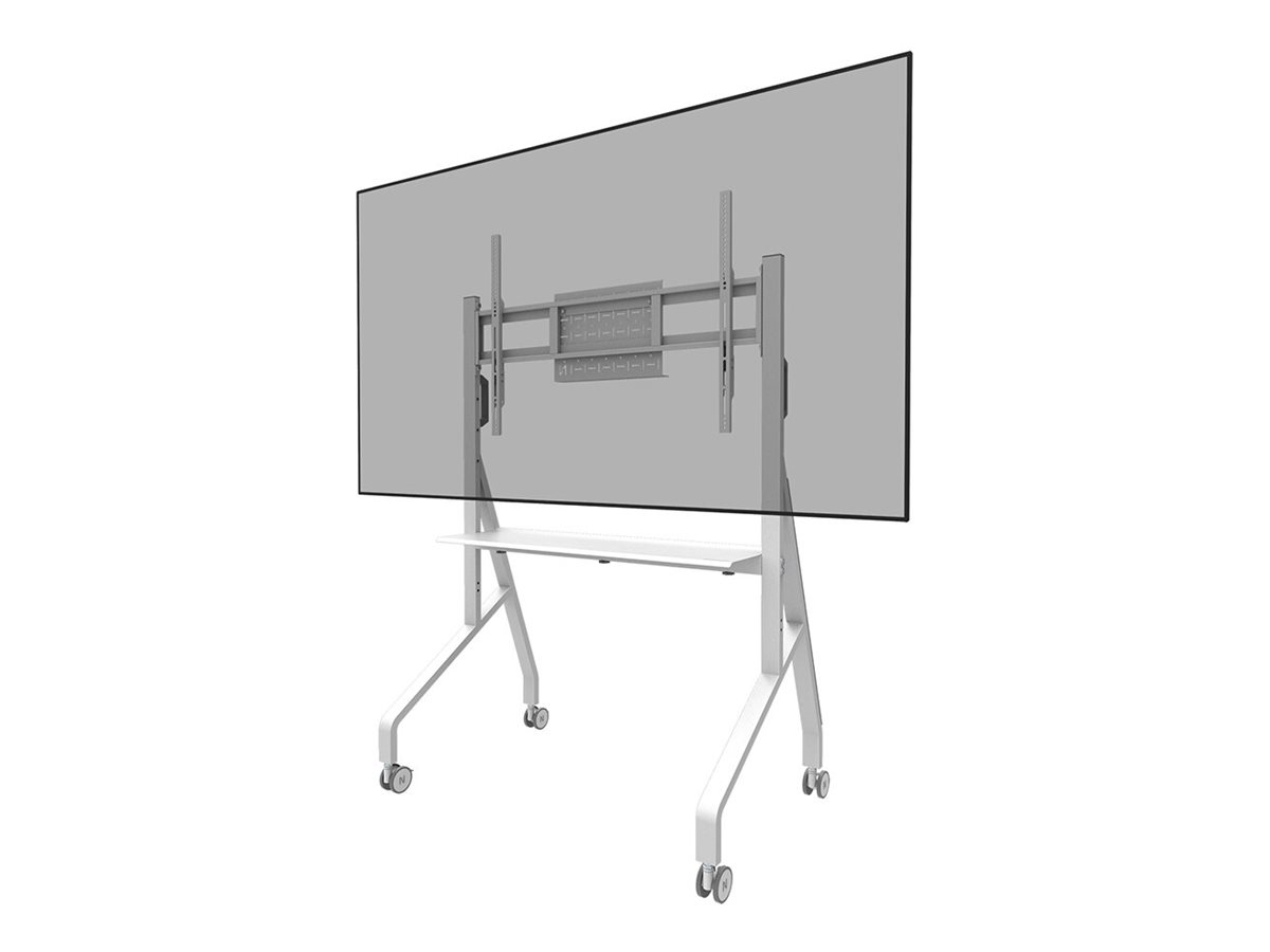 Stovas Neomounts FL50-525WH1, reguliuojamas aukštis, 55-86", maksimali apkrova 76 kg, baltas