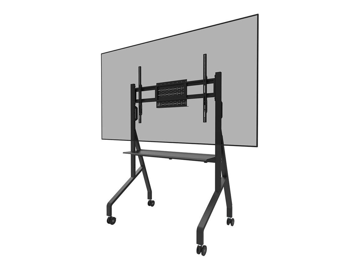 Stovas Neomounts FL50-525BL1, reguliuojamas aukštis, 55-86", maksimali apkrova 76 kg, juodas