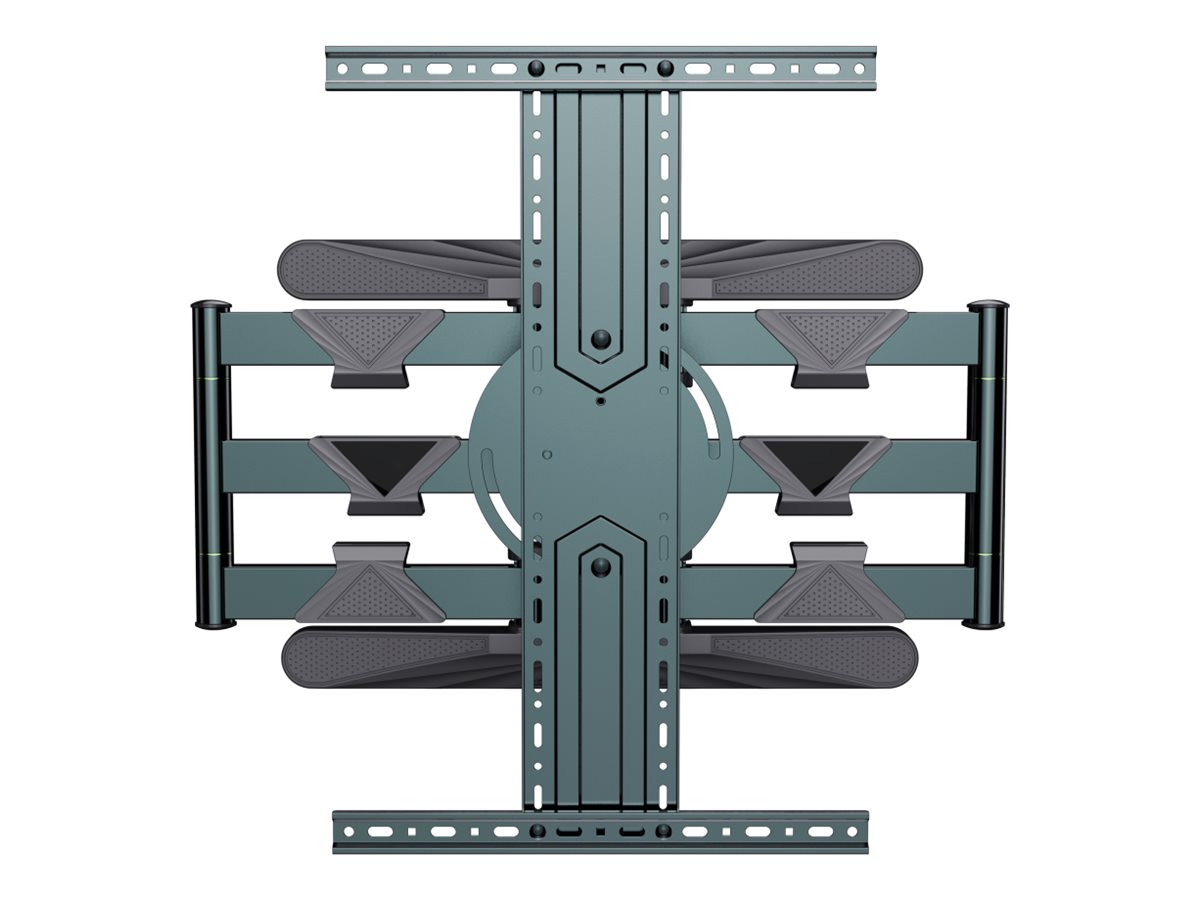 Televizoriaus laikiklis Gembird Wall mount WM-80STR-01 Tilt, swivel, rotate 40-80" Maximum weight (capacity) 50 kg Black