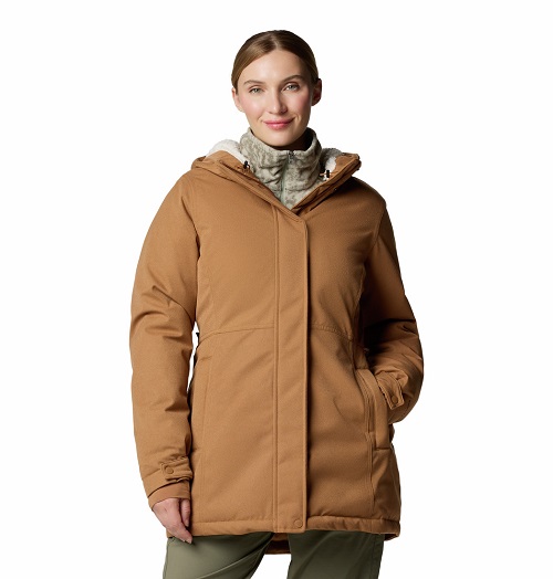 Columbia moteriška striukė Alameda Ridge™ Insulated Parka. Spalva ruda