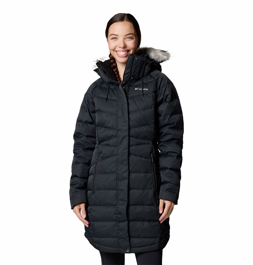 Columbia moteriška pūkinė striukė Belle Isle™ Down Jacket. Spalva juoda